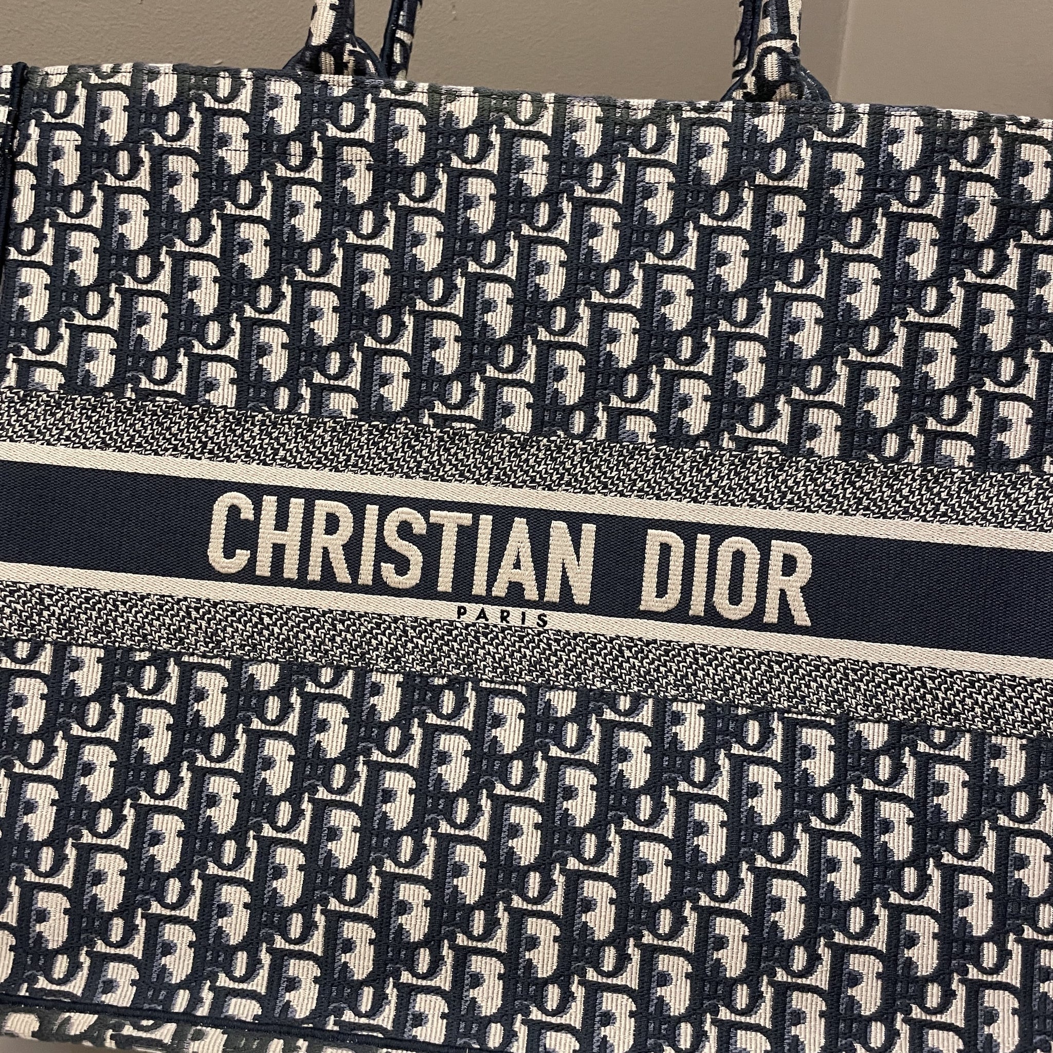 Dior Book Tote Blue Oblique