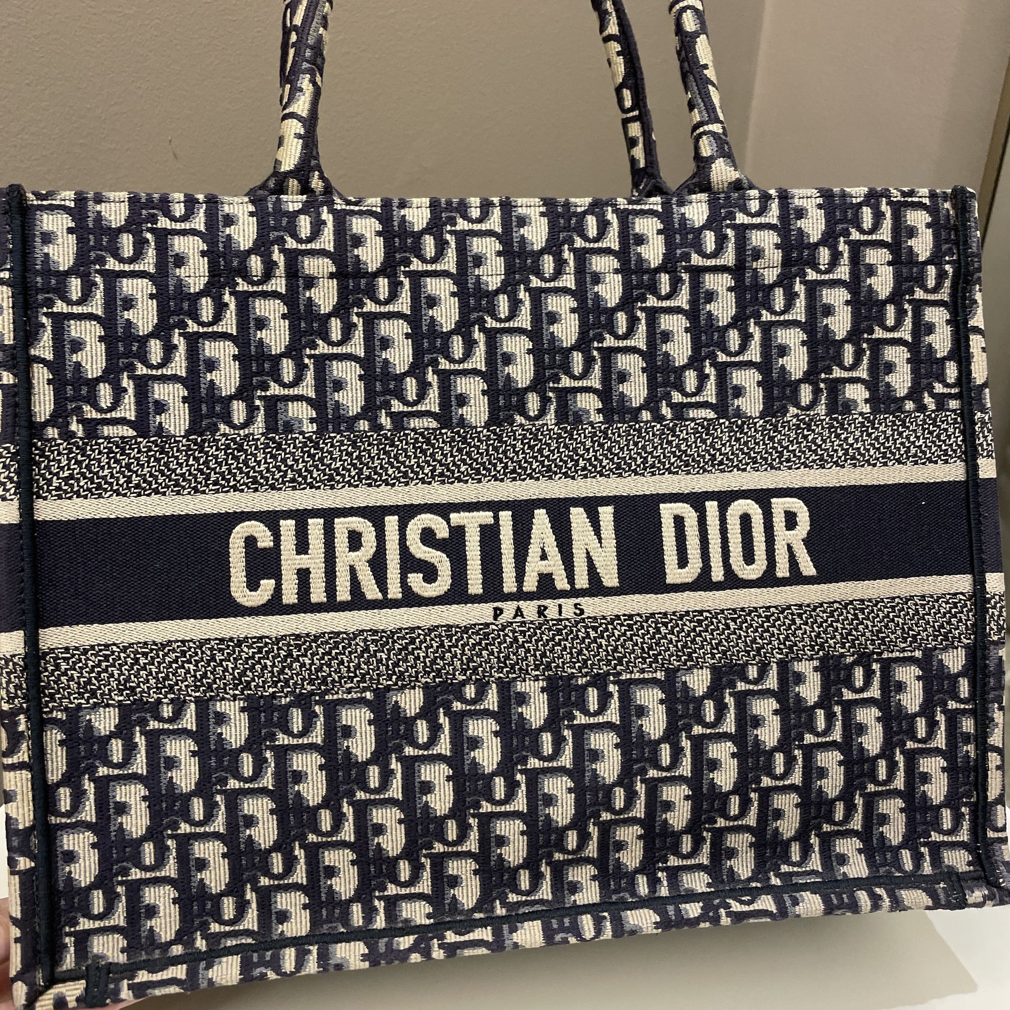 Dior Book Tote Blue Oblique