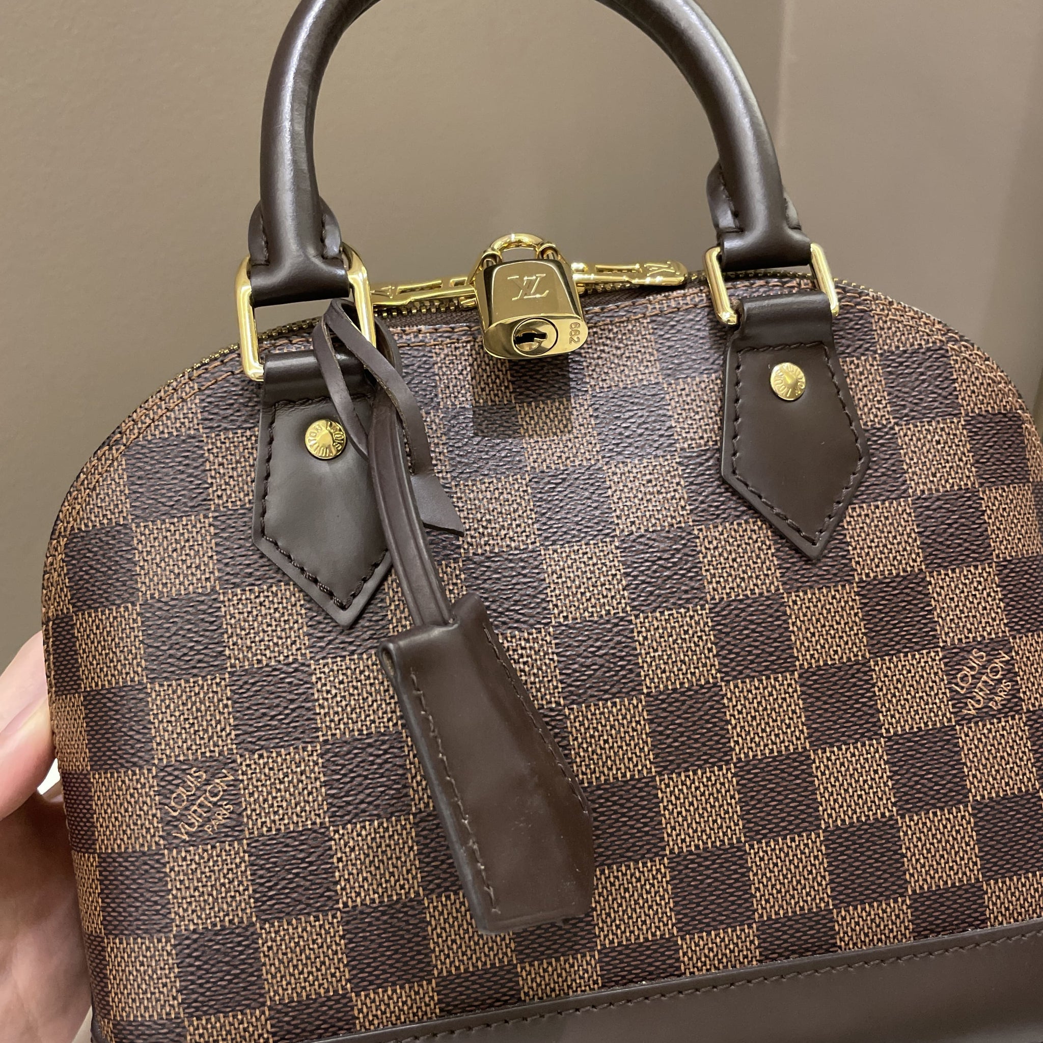 Louis Vuitton Alma BB Dambier Ebene
