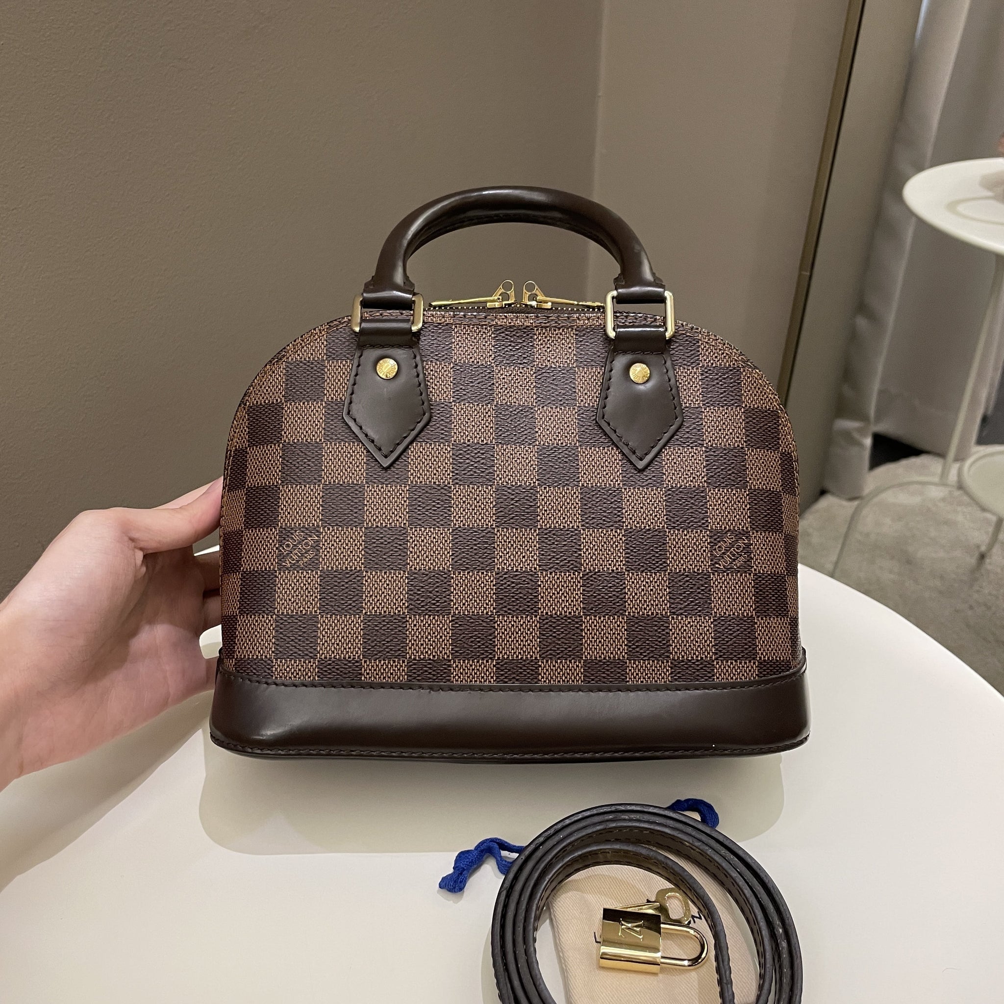 Louis Vuitton Alma BB Dambier Ebene