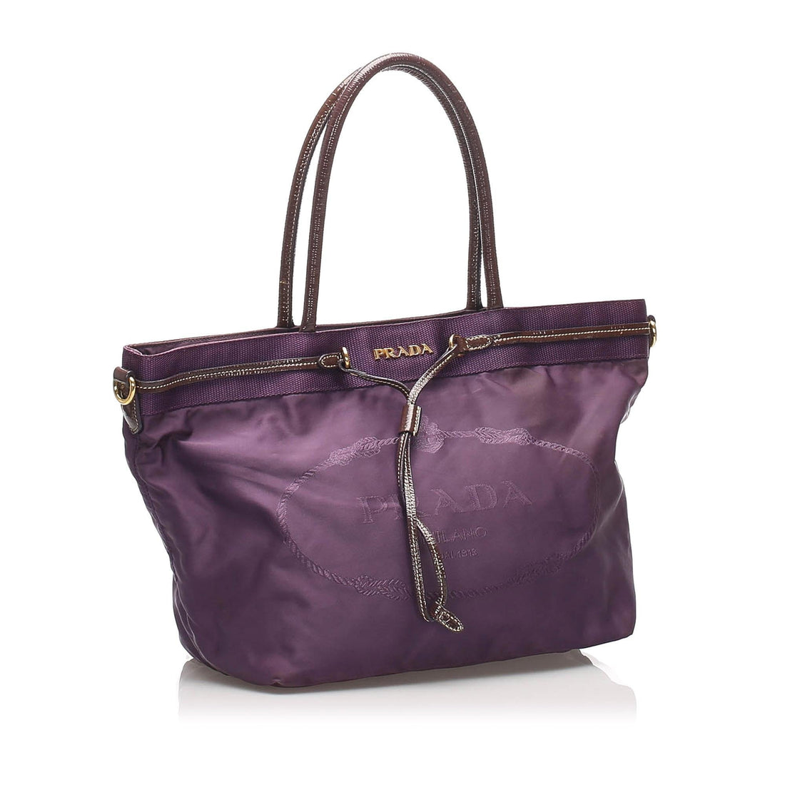 Prada Canapa Nylon Tote Bag (SHG-10772)