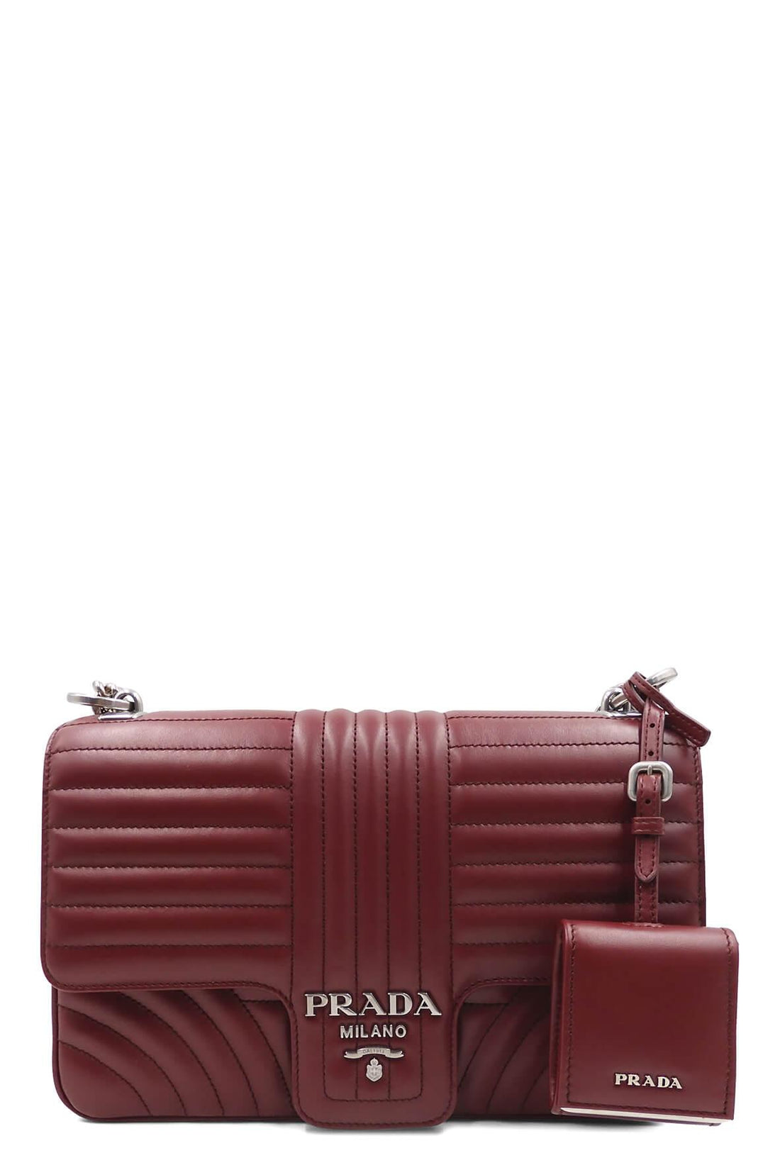Diagramme Large Shoulder Bag Cherry