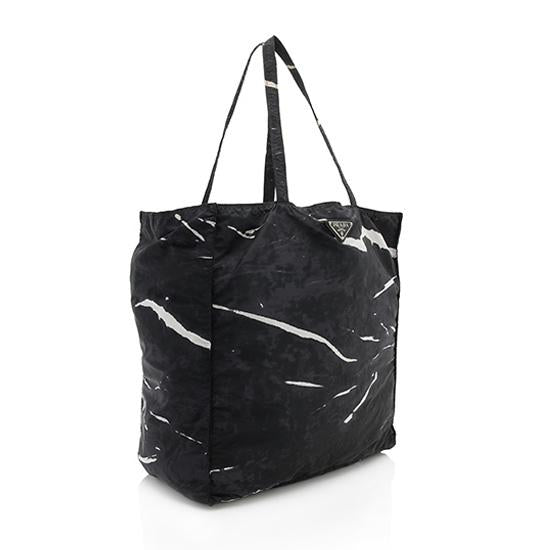 Prada Nylon Printed Tote