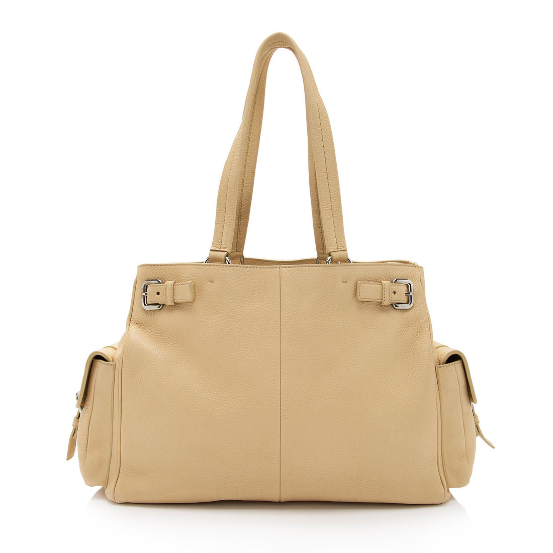 Prada Vitello Daino Side Pocket Tote (SHF-X1nyO5)