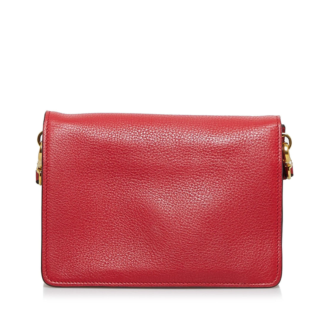 Prada Vitello Daino Small Flap Crossbody Bag (SHG-BJdk4X)