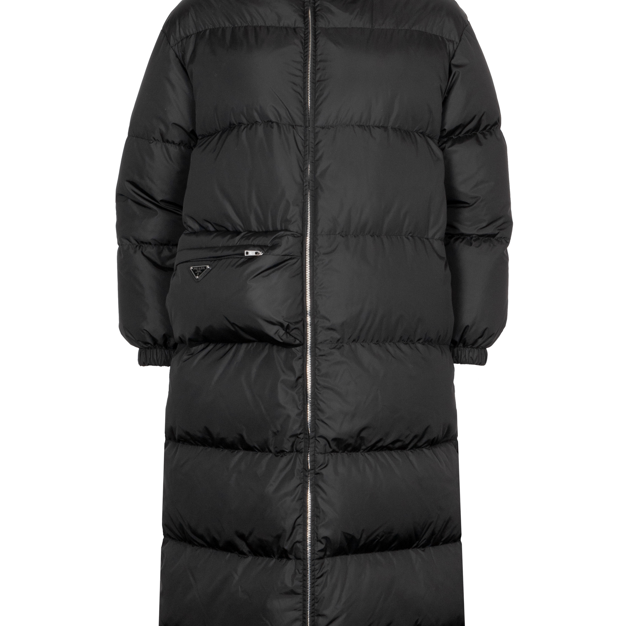 PRADA Re-Nylon Down Coat Black