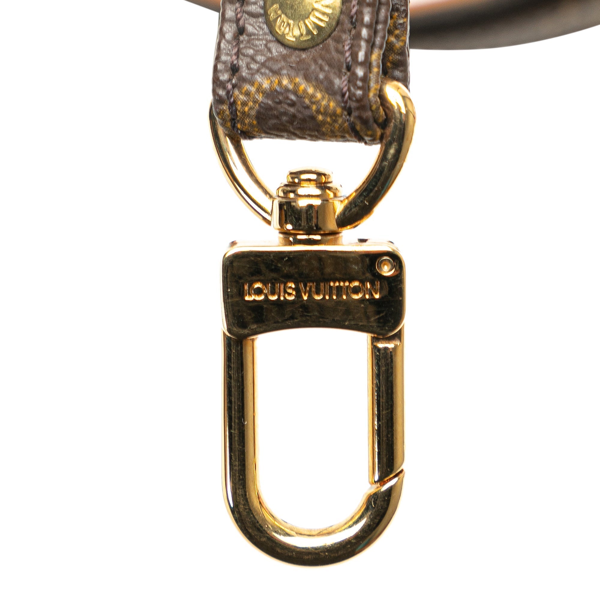 Brown Louis Vuitton Monogram Adjustable Shoulder Strap
