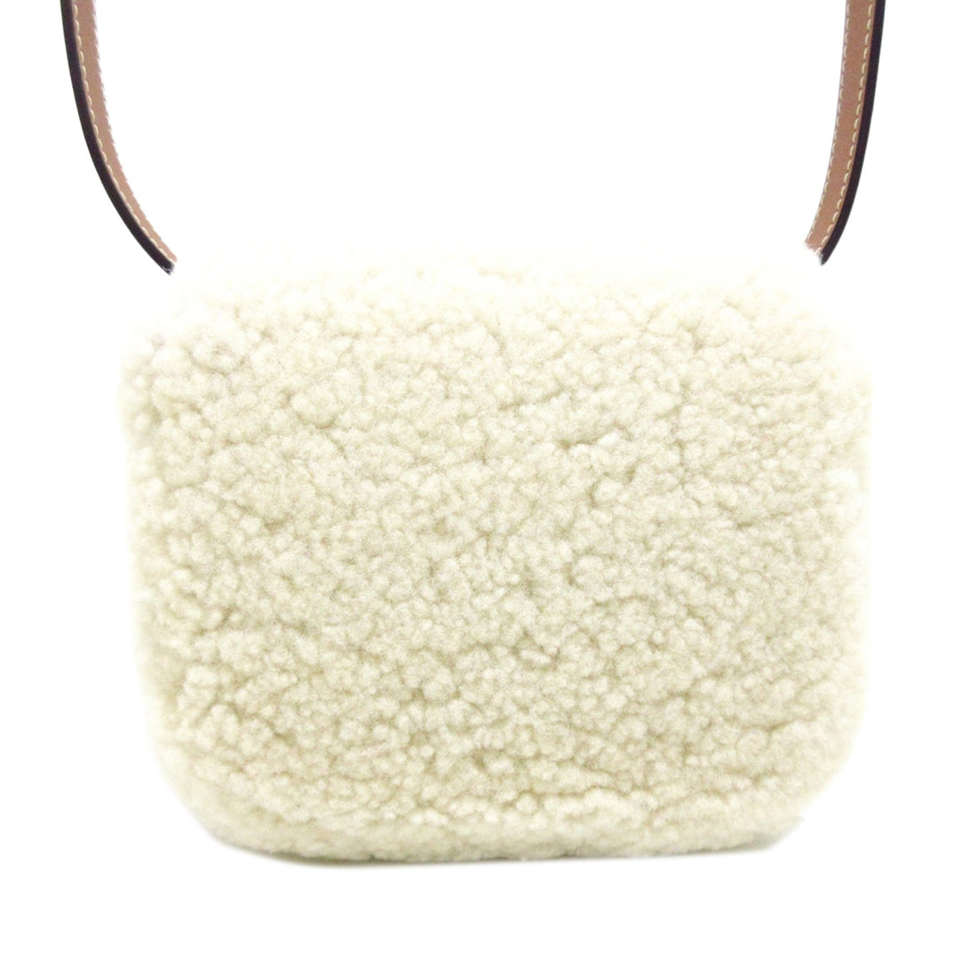 Celine Mini Shearling Triomphe Shoulder Bag