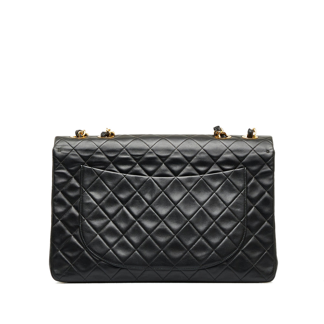 Chanel Maxi XL Classic Lambskin Single Flap Shoulder Bag