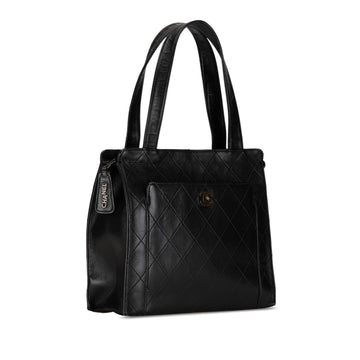 Chanel CC Quilted Calfskin Tote Tote Bag