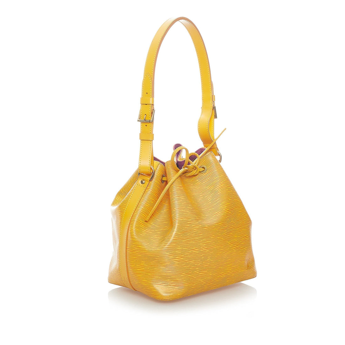 LOUIS VUITTON Epi Petit Noe Yellow
