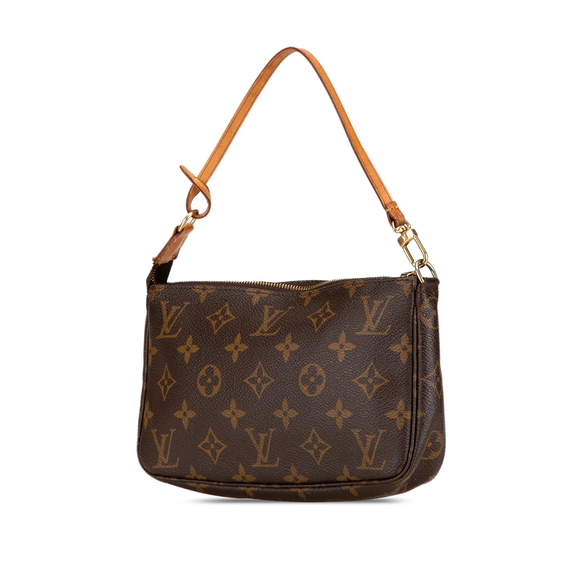 Brown Louis Vuitton Monogram Pochette Accessoires Shoulder Bag