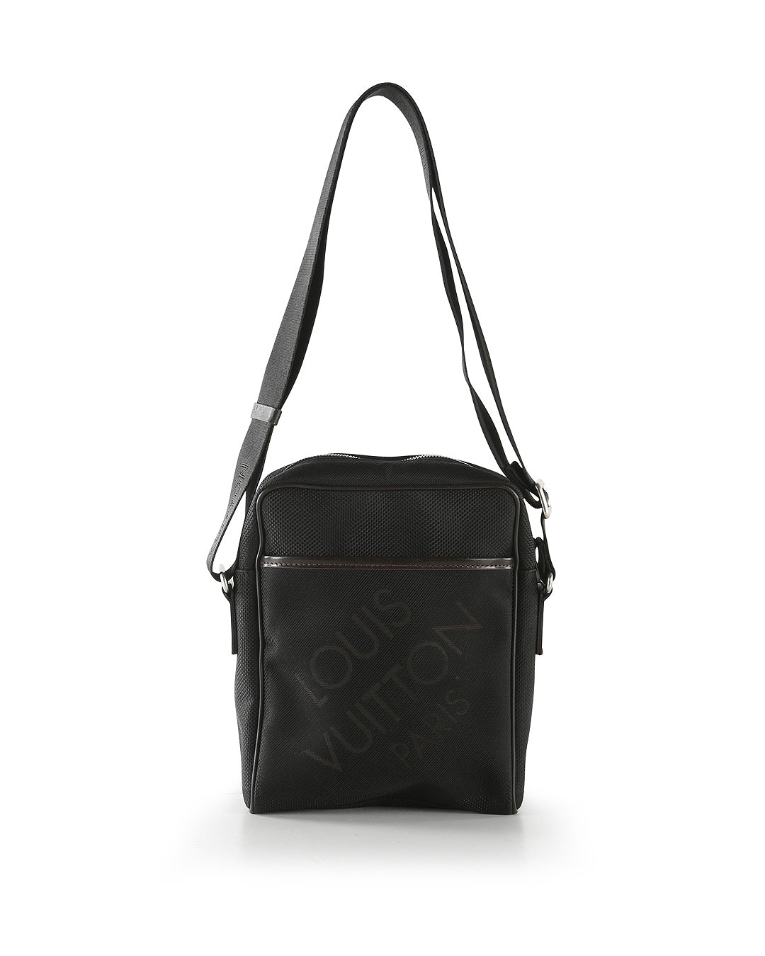 LOUIS VUITTON Black Damier Geant Canvas Citadin Messenger Bag