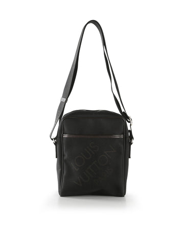 LOUIS VUITTON Black Damier Geant Canvas Citadin Messenger Bag