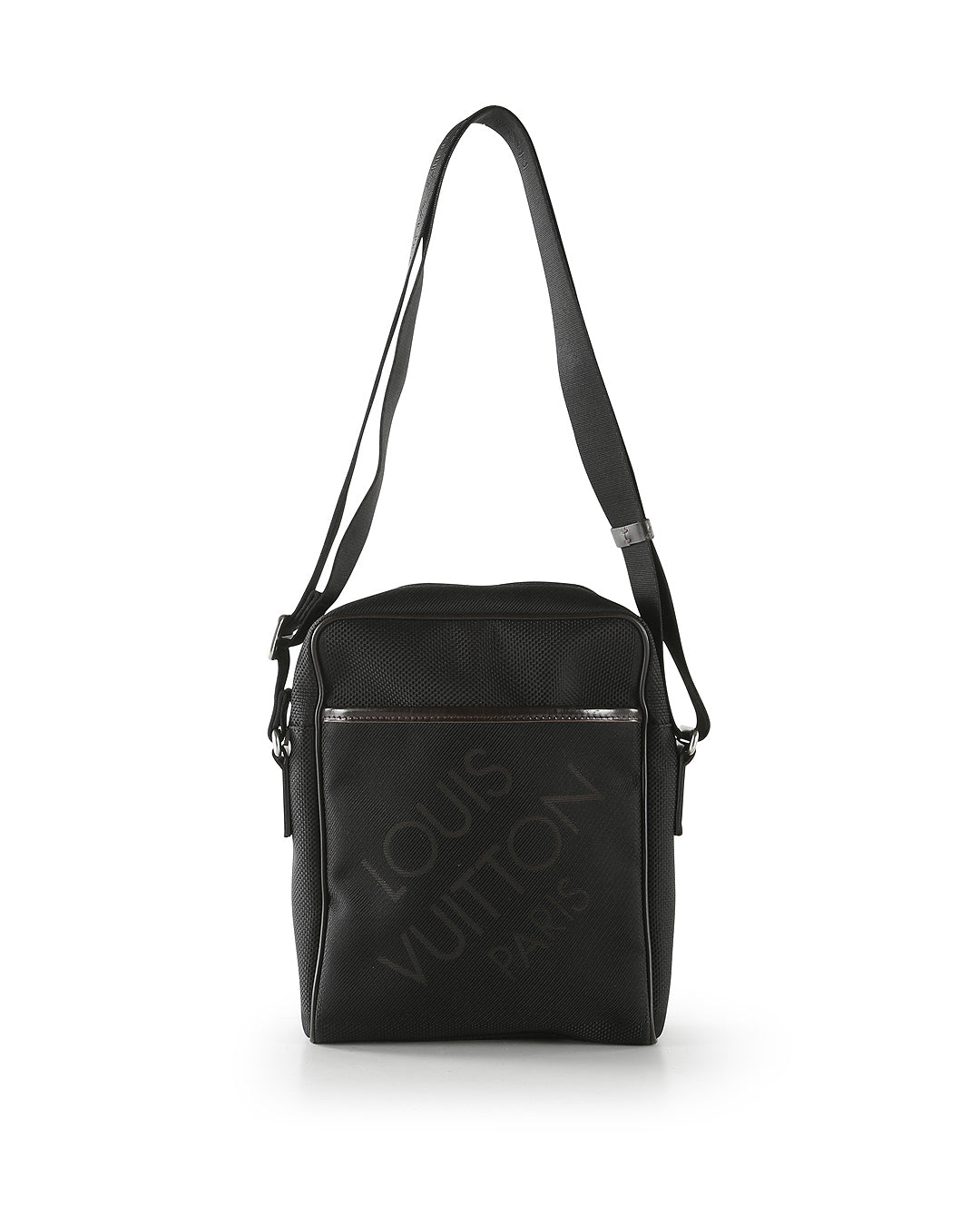 LOUIS VUITTON Black Damier Geant Canvas Citadin Messenger Bag