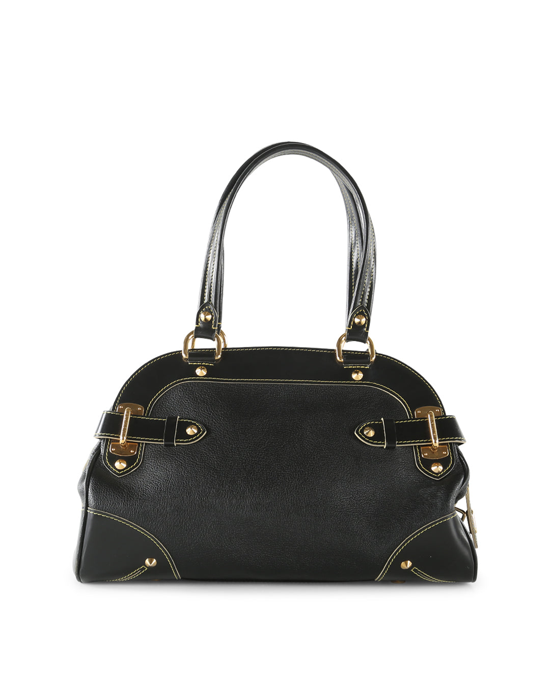 LOUIS VUITTON Black Suhali Leather Le Radieux Shoulder Bag