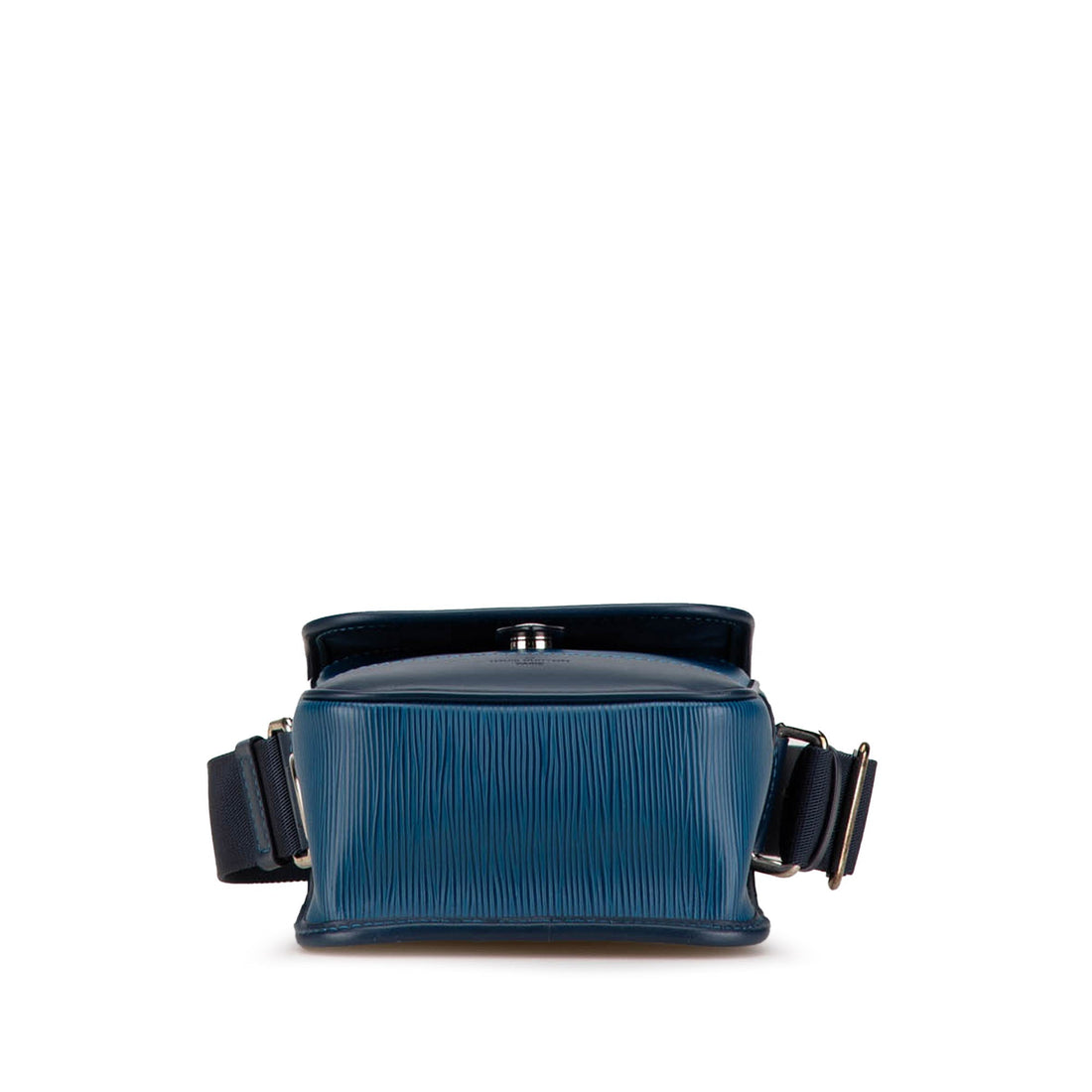 Blue Louis Vuitton Epi Downtown Messenger BB Crossbody Bag