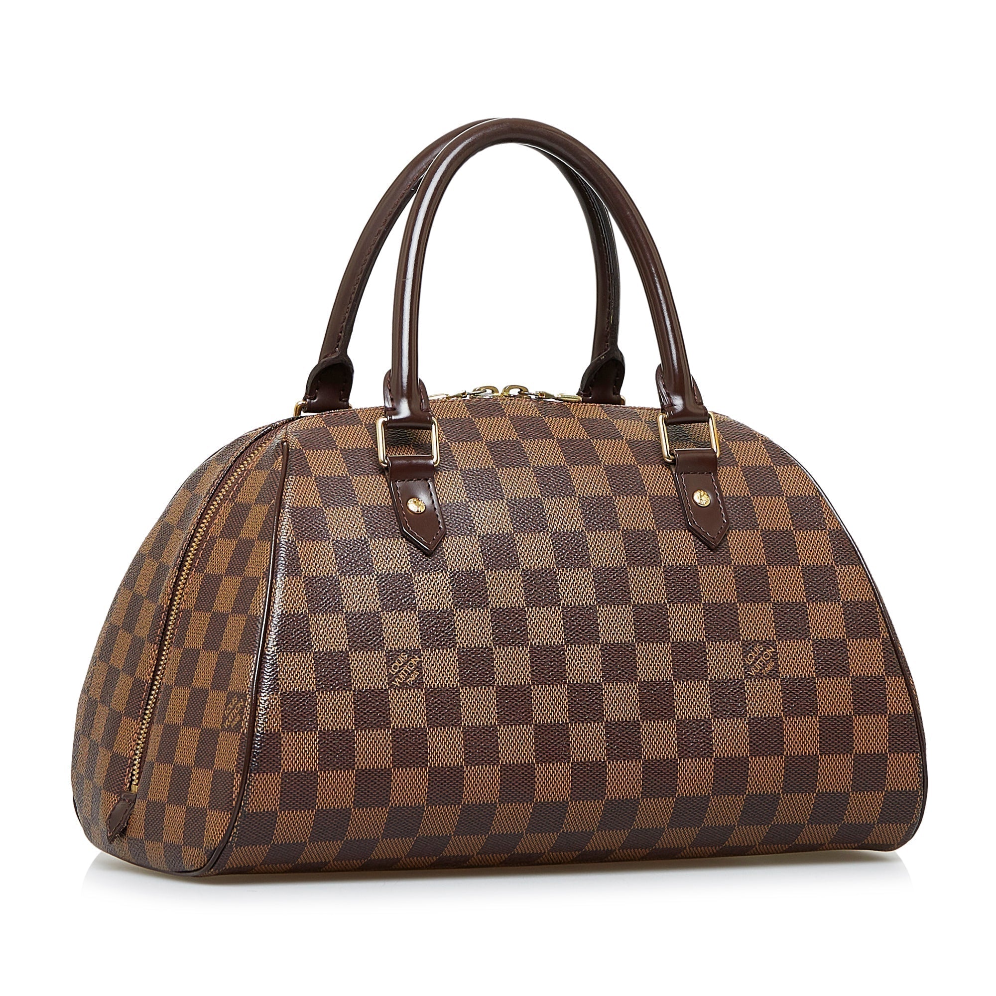 LOUIS VUITTON Damier Ebene Ribera MM Handbag