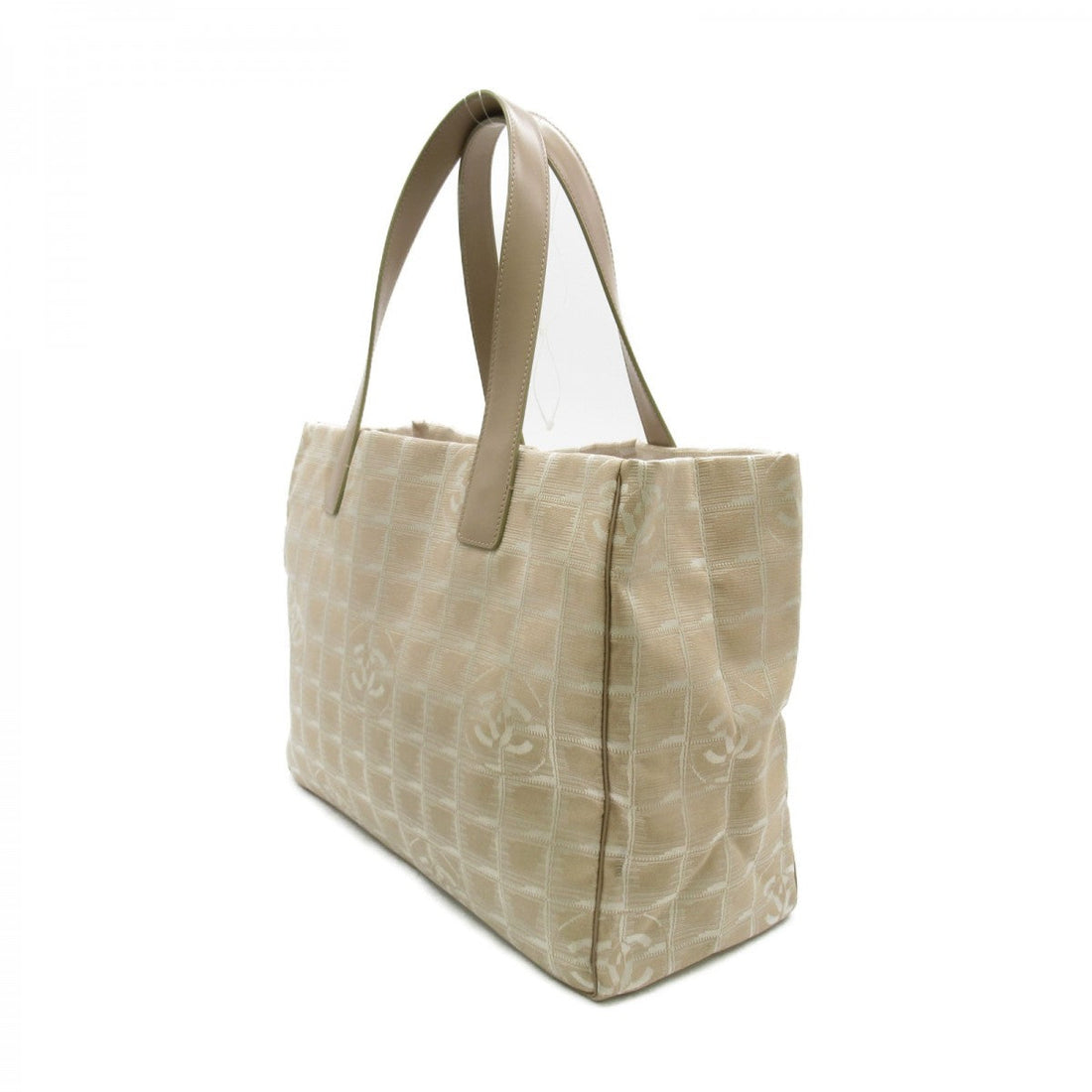 Chanel New Travel Line Tote Bag Canvas Tote Bag in Excellent condition