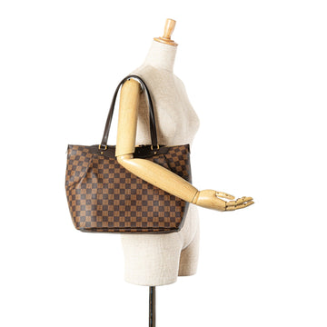 Brown Louis Vuitton Damier Ebene Westminster GM Shoulder Bag