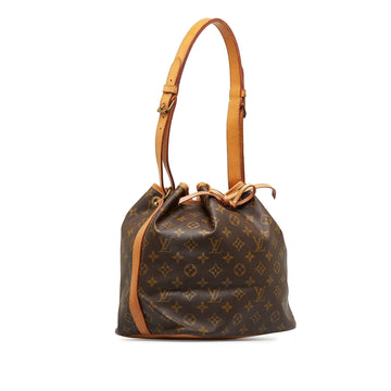LOUIS VUITTON Monogram Petit Noe Bucket Bag