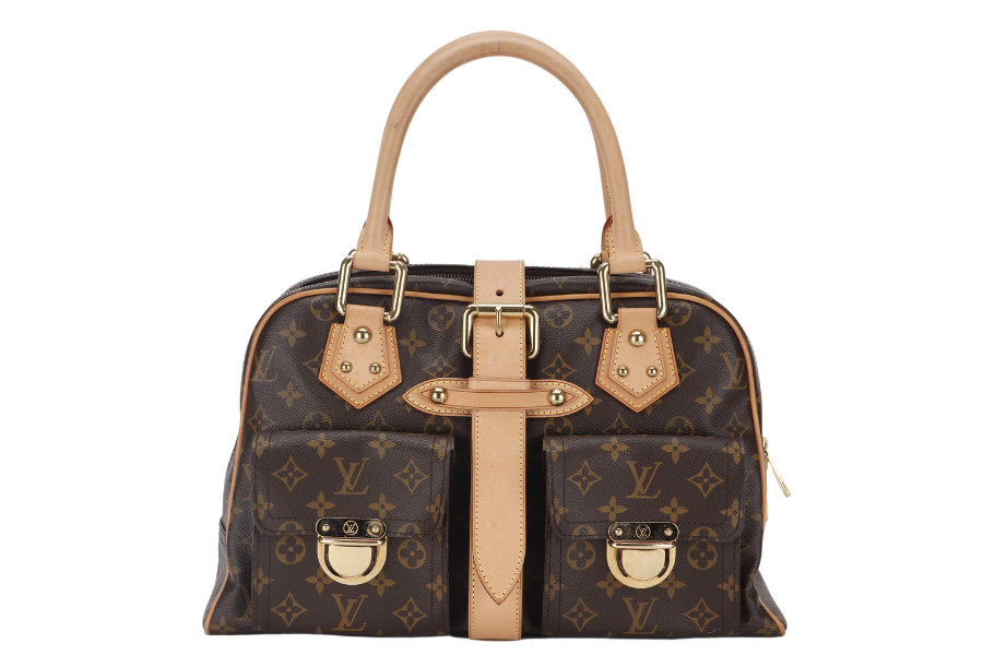 LOUIS VUITTON M40025 MANHATTAN GM MONOGRAM CANVAS GOLD HARDWARE WITH DUST COVER