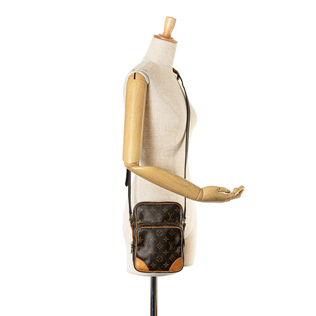 Brown Louis Vuitton Monogram Amazone Crossbody Bag