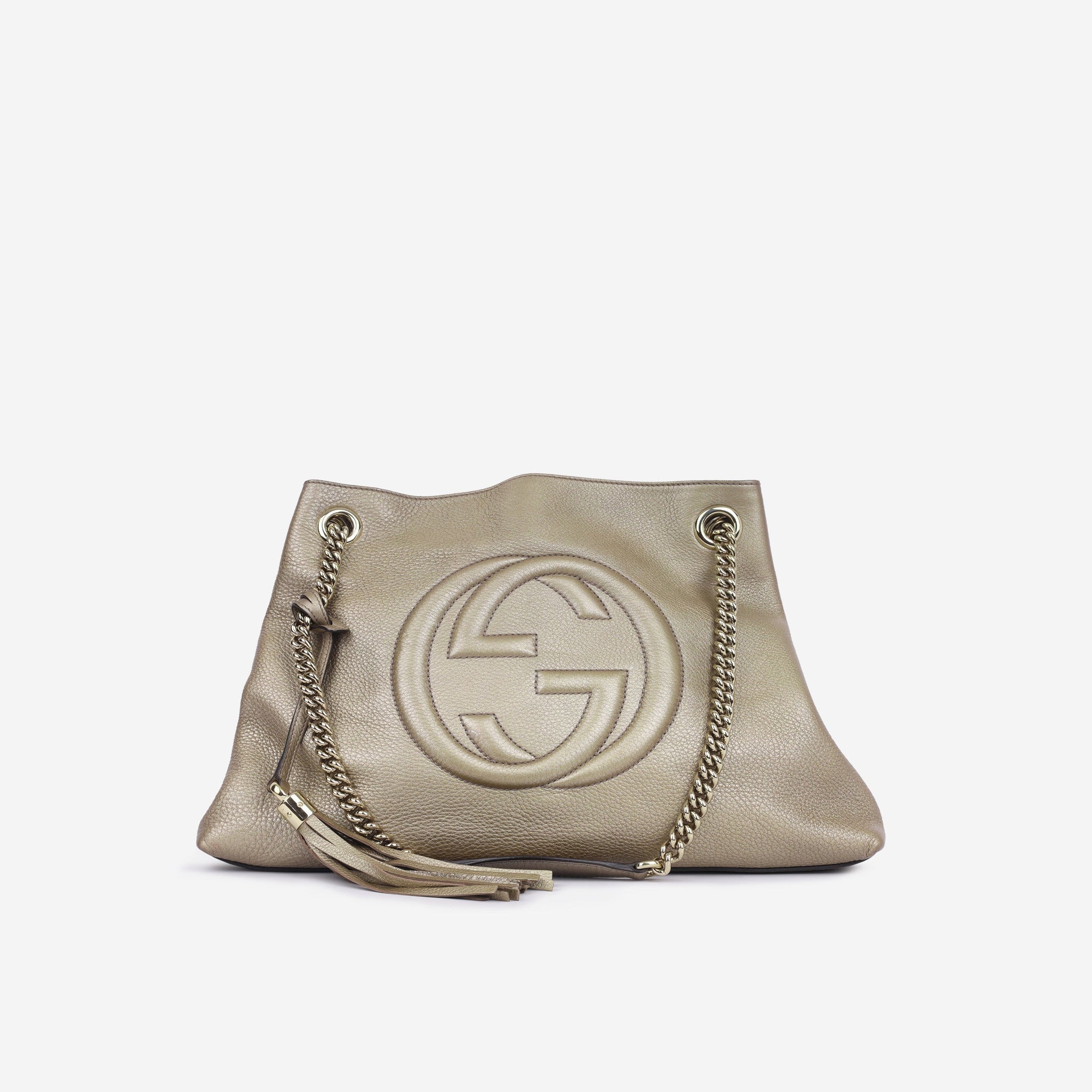 Soho Medium Chain Tote - Champagne