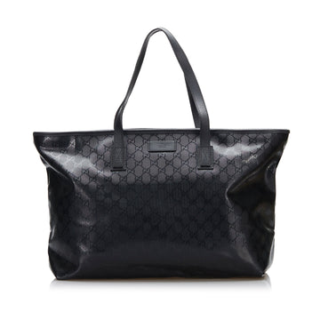 Gucci Tote Bag Black GG Imprim� Canvas