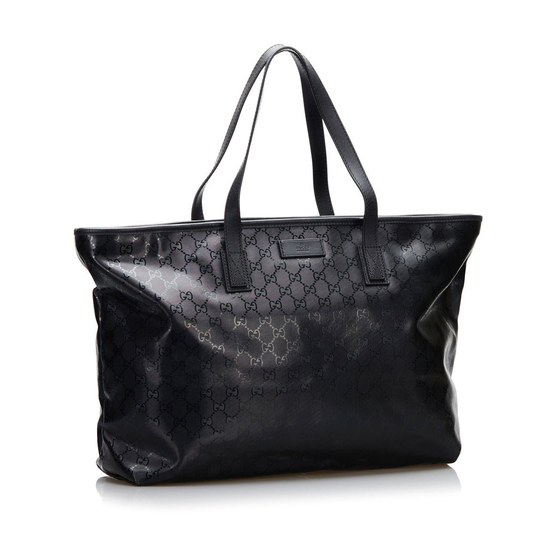 Gucci Tote Bag Black GG Imprim� Canvas