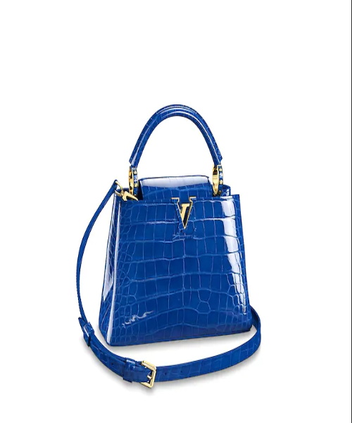 Louis Vuitton Capucines BB Crocodilien Brillant Ocean Blue