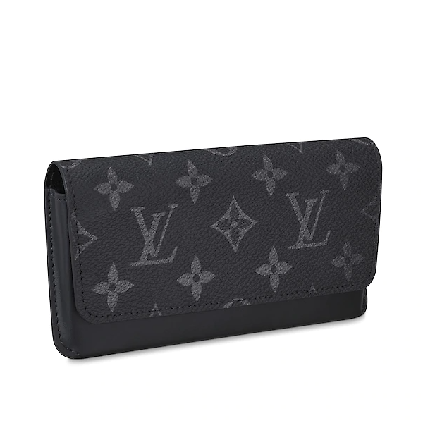 Louis Vuitton Glasses Case Monogram Eclipse Black
