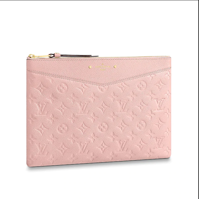 Louis Vuitton Daily Pouch Monogram Empreinte Rose Poudre