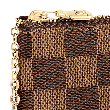 Louis Vuitton Key Pouch Damier Ebene Canvas Louis Vuitton Key Pouch Damier Ebene Canvas