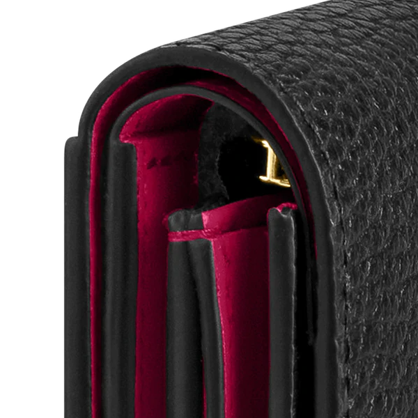 Louis Vuitton Capucines Compact Wallet Noir
