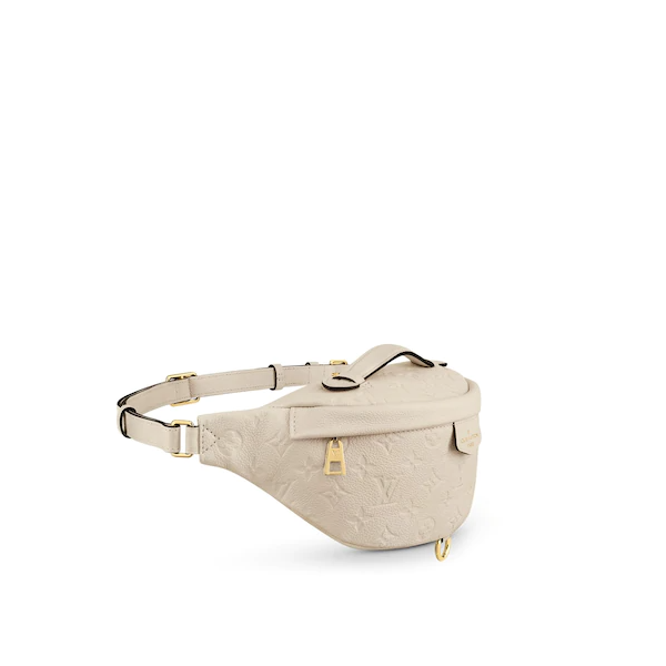 Louis Vuitton Monogram Empreinte Bumbag Creme Beige