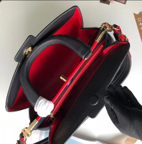 Louis Vuitton Astrid Veau Nuage Leather Noir