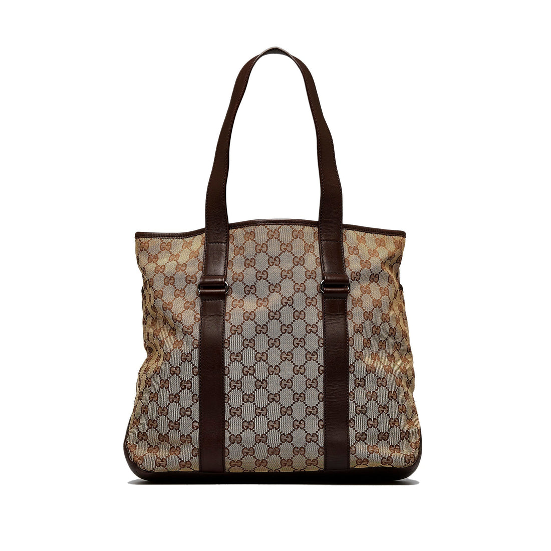 Brown Gucci GG Canvas Tote Bag