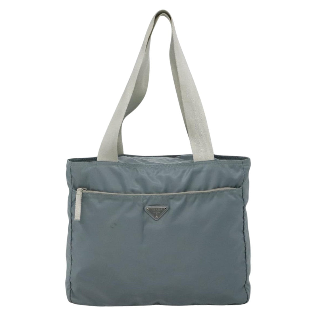 Triangle Logo Synthetic Tote Bag