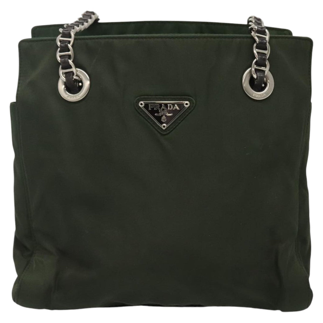 Synthetic Shoulder Bag with Adjustable Strap and Multiple Compartments