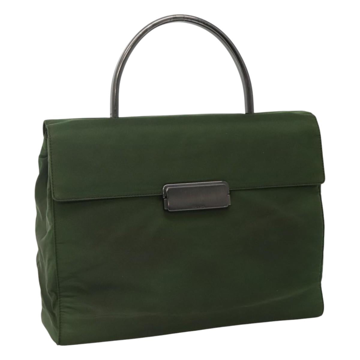 Re-Nylon Synthetic Shoulder Bag with Handle Drop