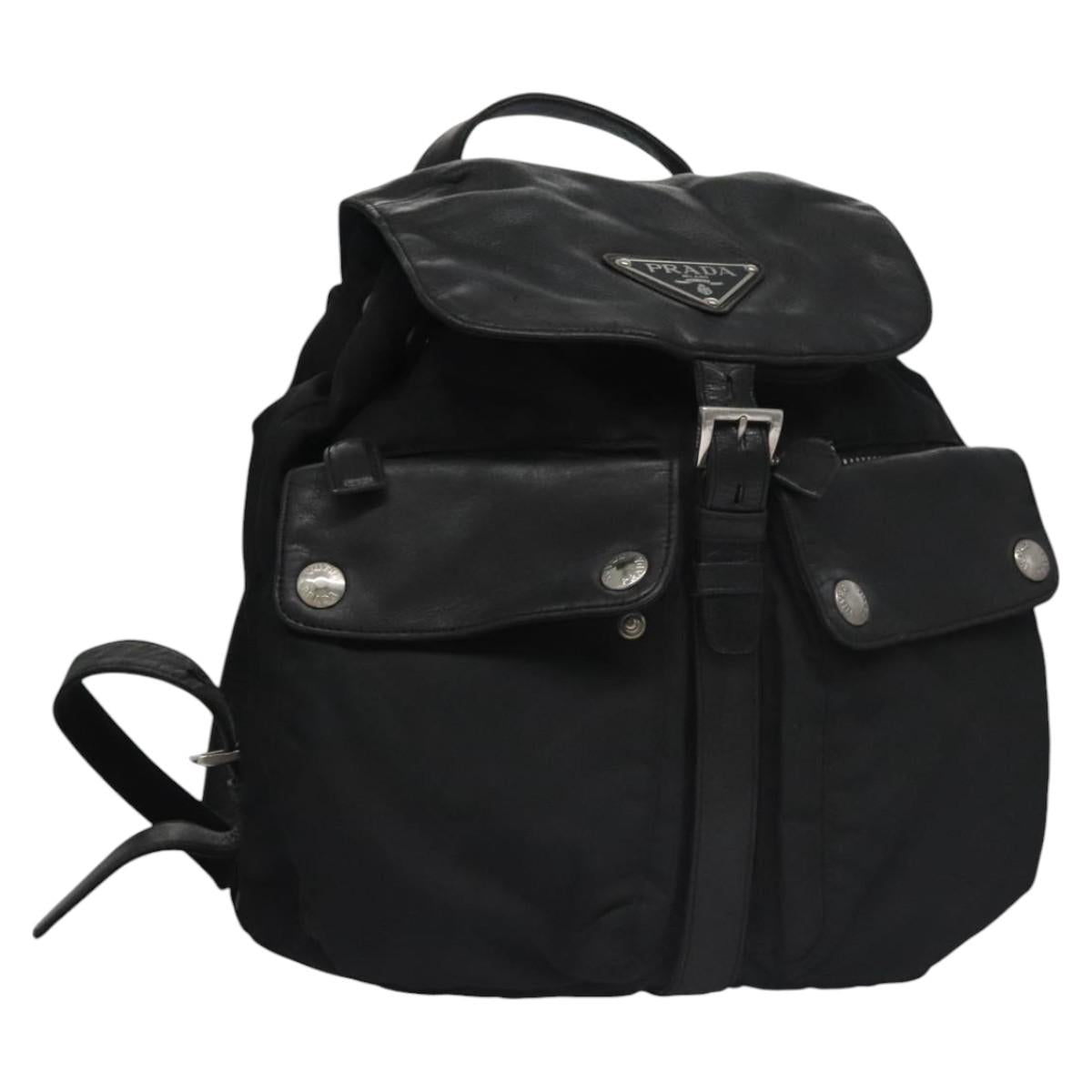 Re-Nylon Synthetic Handbag with Slight Wear from Italy