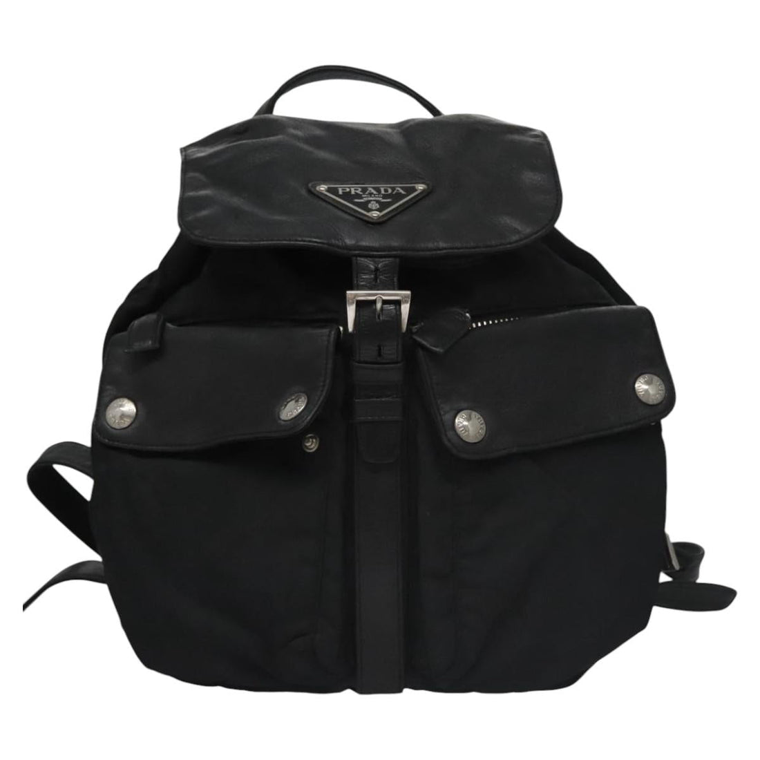 Re-Nylon Synthetic Handbag with Slight Wear from Italy