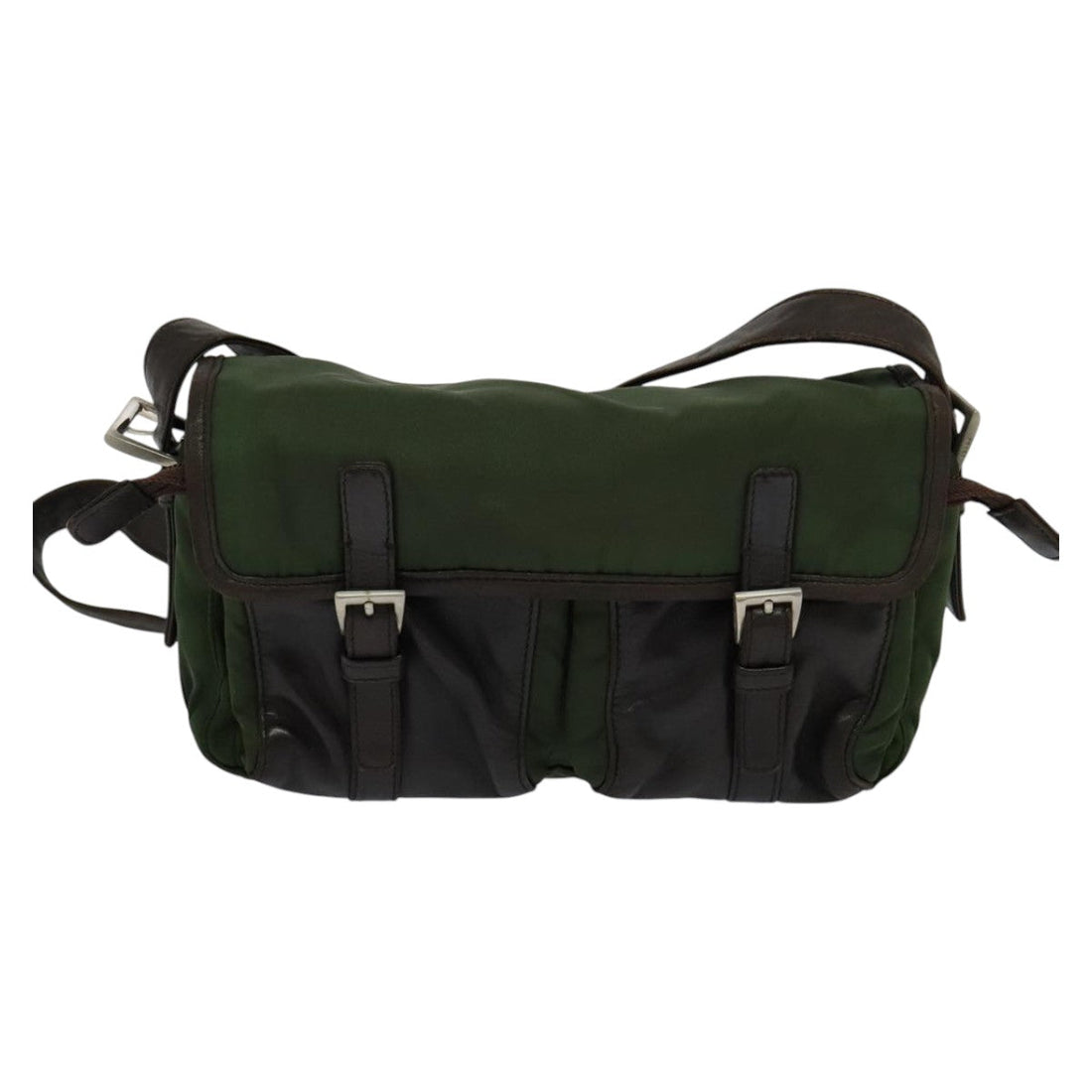 Synthetic Shoulder Bag with Adjustable Strap and Storage Scent