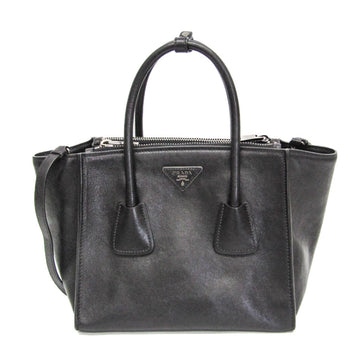 Leather Twin Zip Bag with Dust Bag