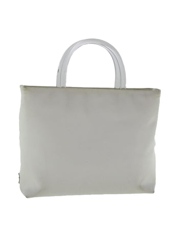 Enamel Plastic Hand Bag with Silver Accents