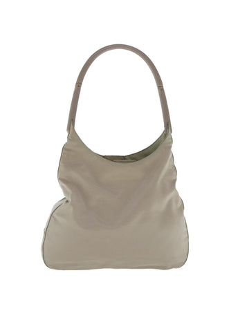Nylon Shoulder Bag with  Detailing