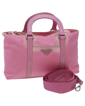 Nylon 2-Way Hand Bag with Shoulder Strap and Guarantee Card