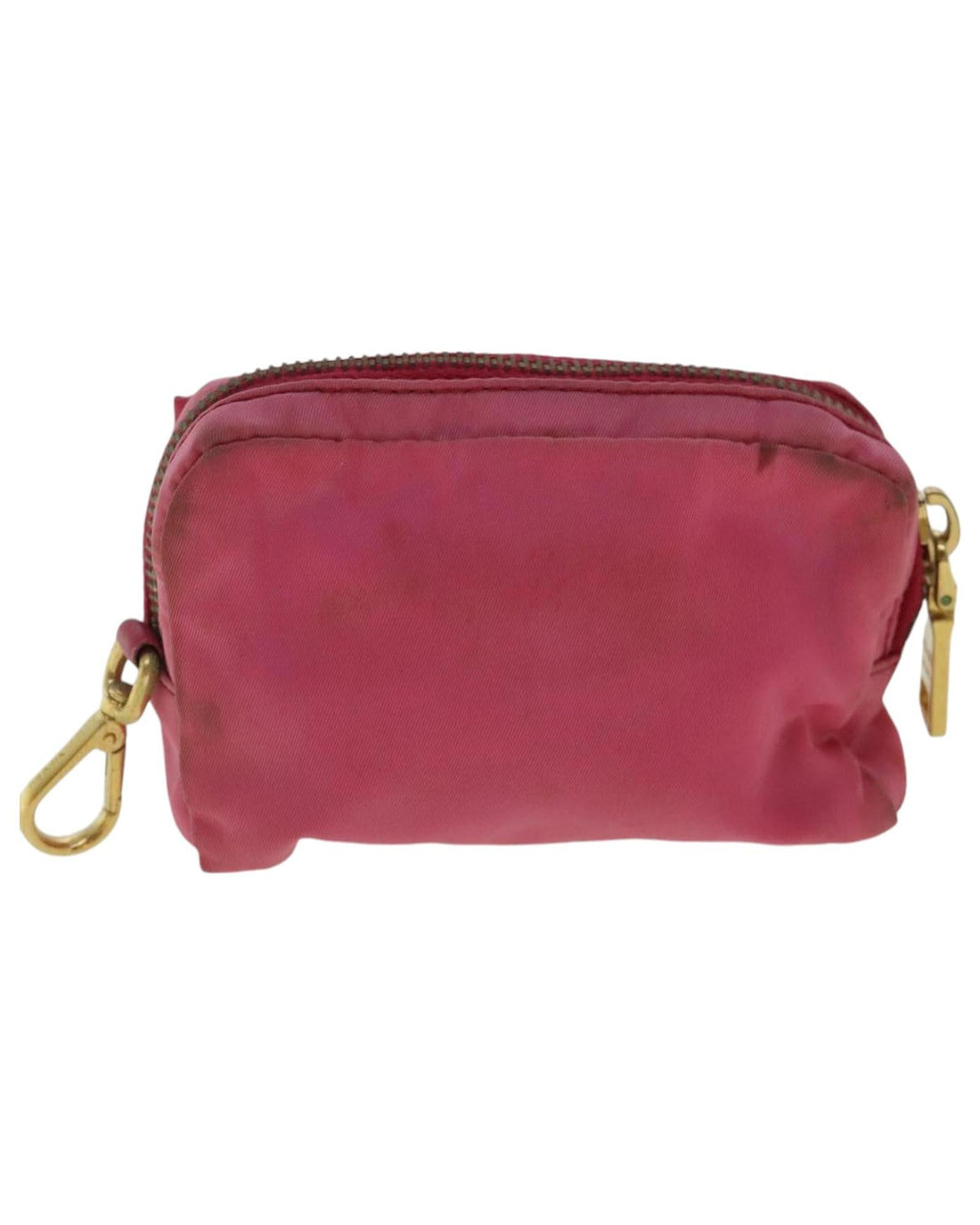 Nylon Pouch with Gold Accents