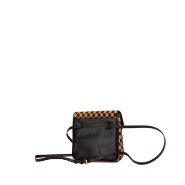 Brown Louis Vuitton Damier Sauvage Gazelle Crossbody Bag